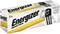 A pack of Energizer Industrial batteries, Size C12, featuring a cartoon battery mascot raising its arm.