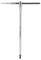 T-shaped spanner with a long handle and hexagonal end, suitable for reaching hard-to-access areas.