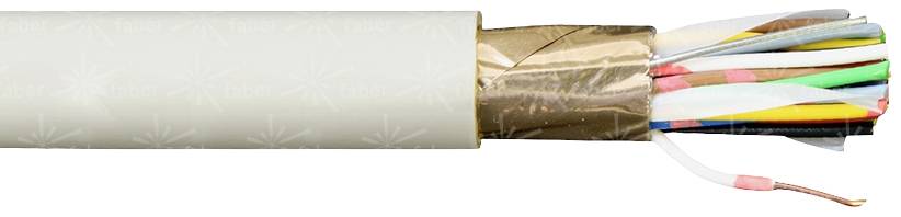 Faber Kabel 100107 Data cable JE-Y(ST)Y...BD 4 x 2 x 0.8 mm² Grey Sold per metre