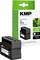 KMP printer cartridge replaces HP 932XL CN053AE, black, advertises 'saving 140 g of CO2'. Packaging includes environmental friendliness information.