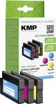 KMP Ink cartridges combo pack replaced HP 951XL Cyan, Magenta, Yellow