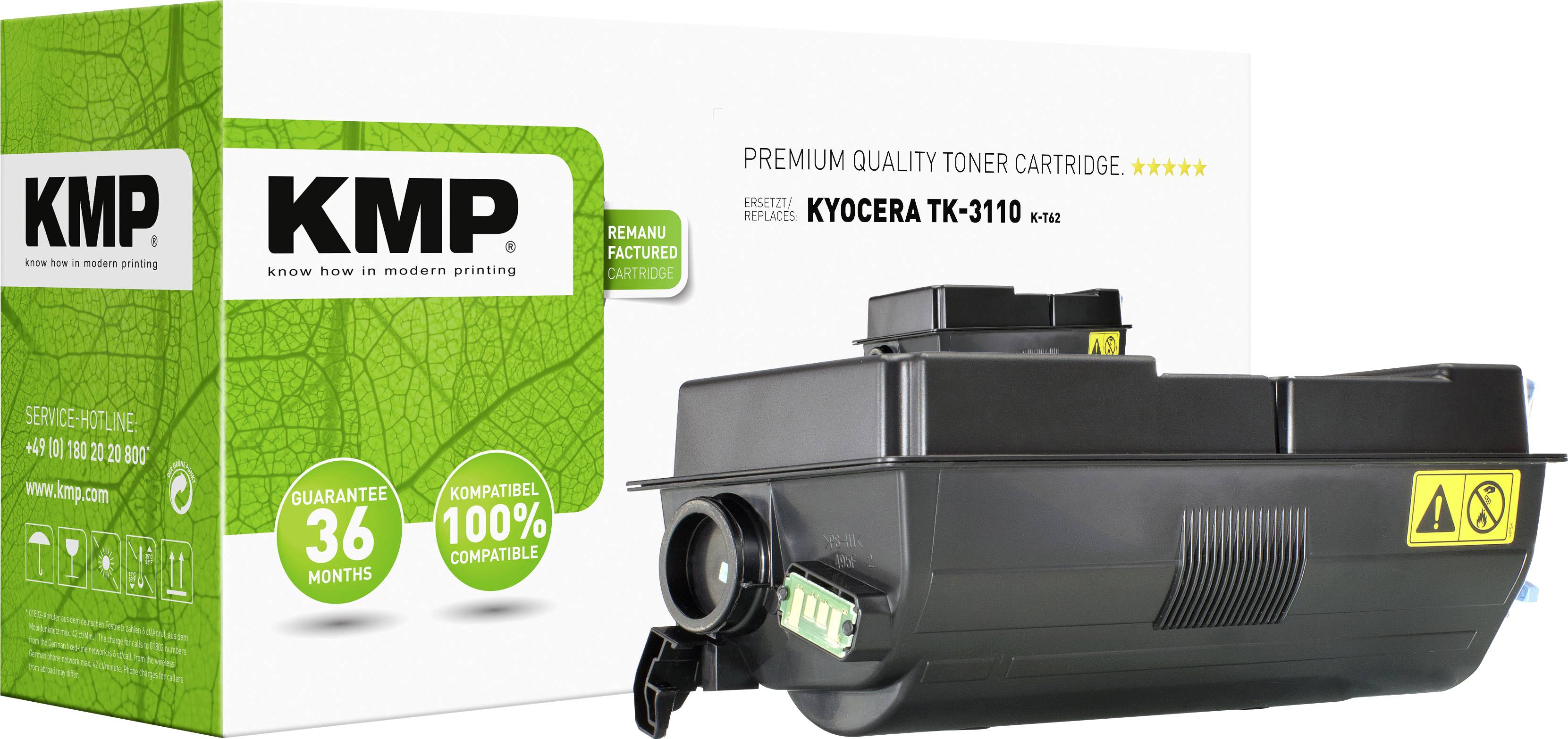 KMP Toner cartridge replaced Kyocera TK-3110 Compatible Black 18500 Sides K-T62