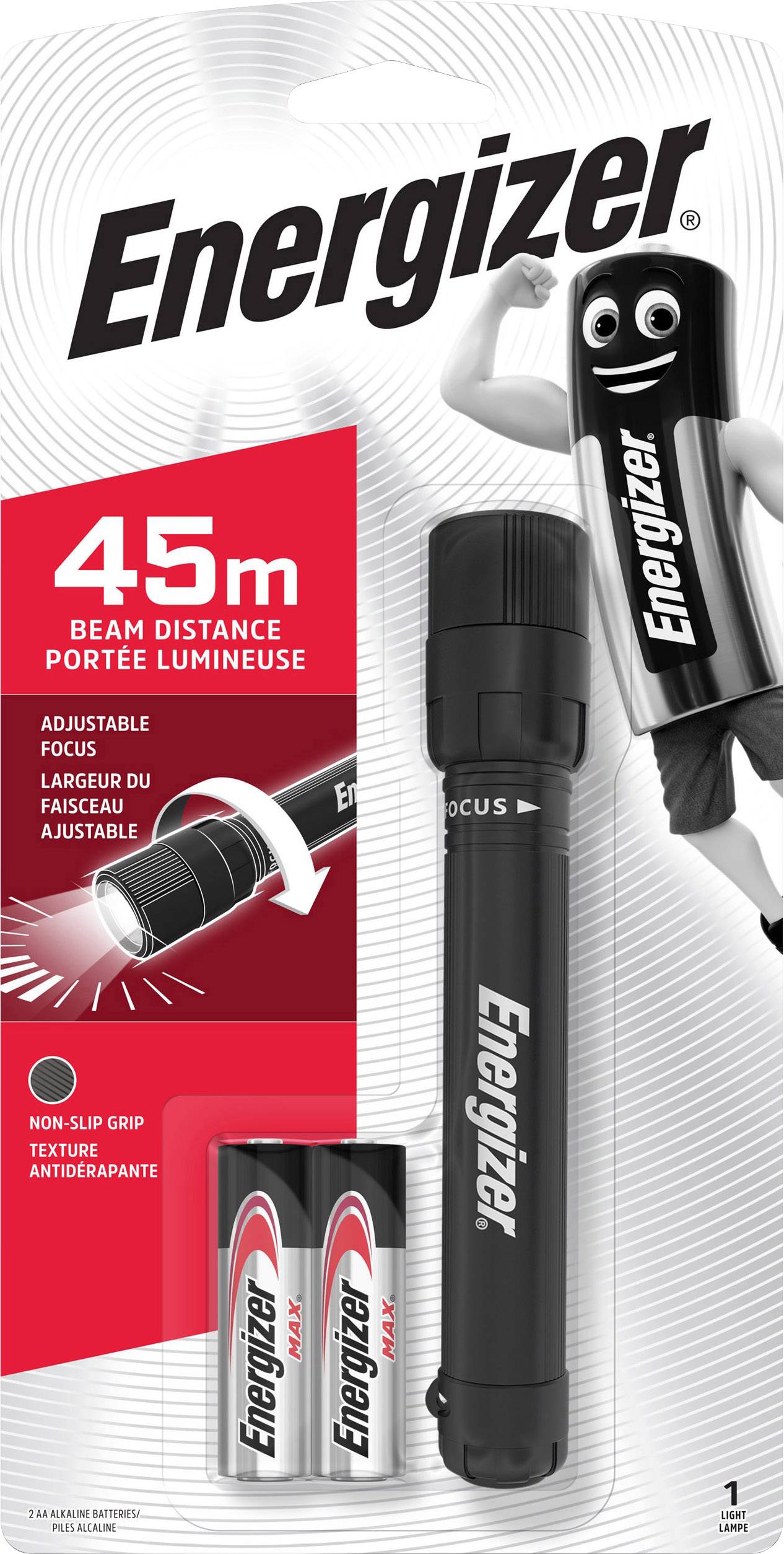 Energizer X-Focus 2AA LED (monochrome) Torch battery-powered 50 lm 100 g