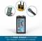 Rechargeable block battery, rechargeable up to 300 times, suitable for high-current applications such as two-way radios, microphones.
