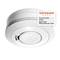Smoke Detector Ei650, Best in Test by Stiftung Warentest 1/2021, Rating: Good (1.9). White Circular Design.