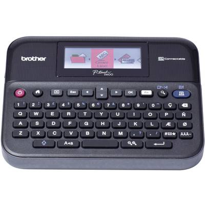 Brother P-Touch D600VP Label printer Suitable for scrolls: TZe 3.5 mm, 6 mm, 9 mm, 12 mm, 18 mm, 24 mm