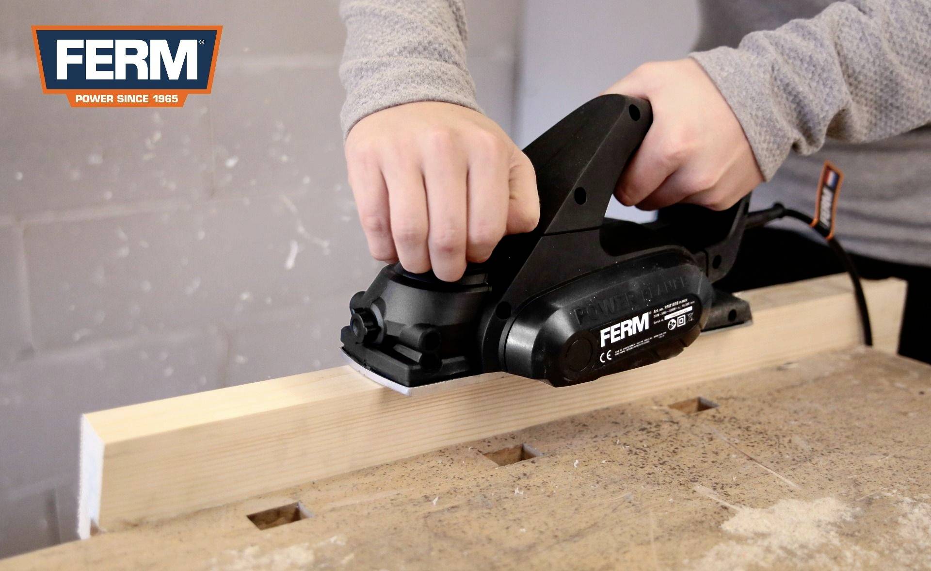 Ferm PPM1010 Power planer Plane width: 82 mm 650 W-6