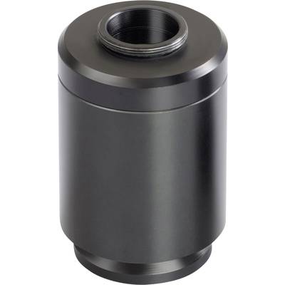 A cylindrical, black metal component with a threaded opening at one end, which is likely part of a mechanical device.