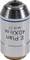 Microscope objective 'E Plan 40X/0.66' with metal casing and side labelling.