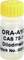 A small bottle with a yellow lid. On the label it reads 'ORA-A10, CAS 75-11-6, Diiodomethane, Batch No.: 031'.