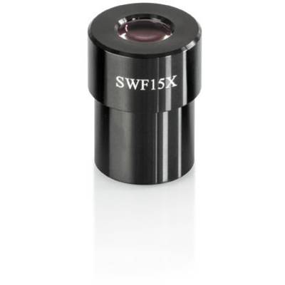 A black microscope eyepiece with the inscription 'SWF15X'.