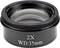 Double magnification lens with the inscription '2X WD:35mm', suitable for optical devices.