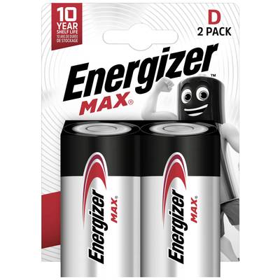 Energizer Max LR20 Pile LR20 (D2) alcaline(s) 1.5 V 2 pc(s)