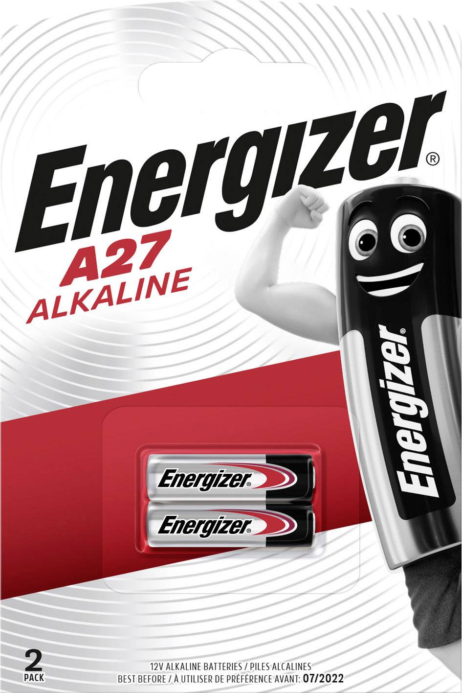 Energizer A27 Non-standard battery 27A Alkali-manganese 12 V 22 mAh 2 pc(s)