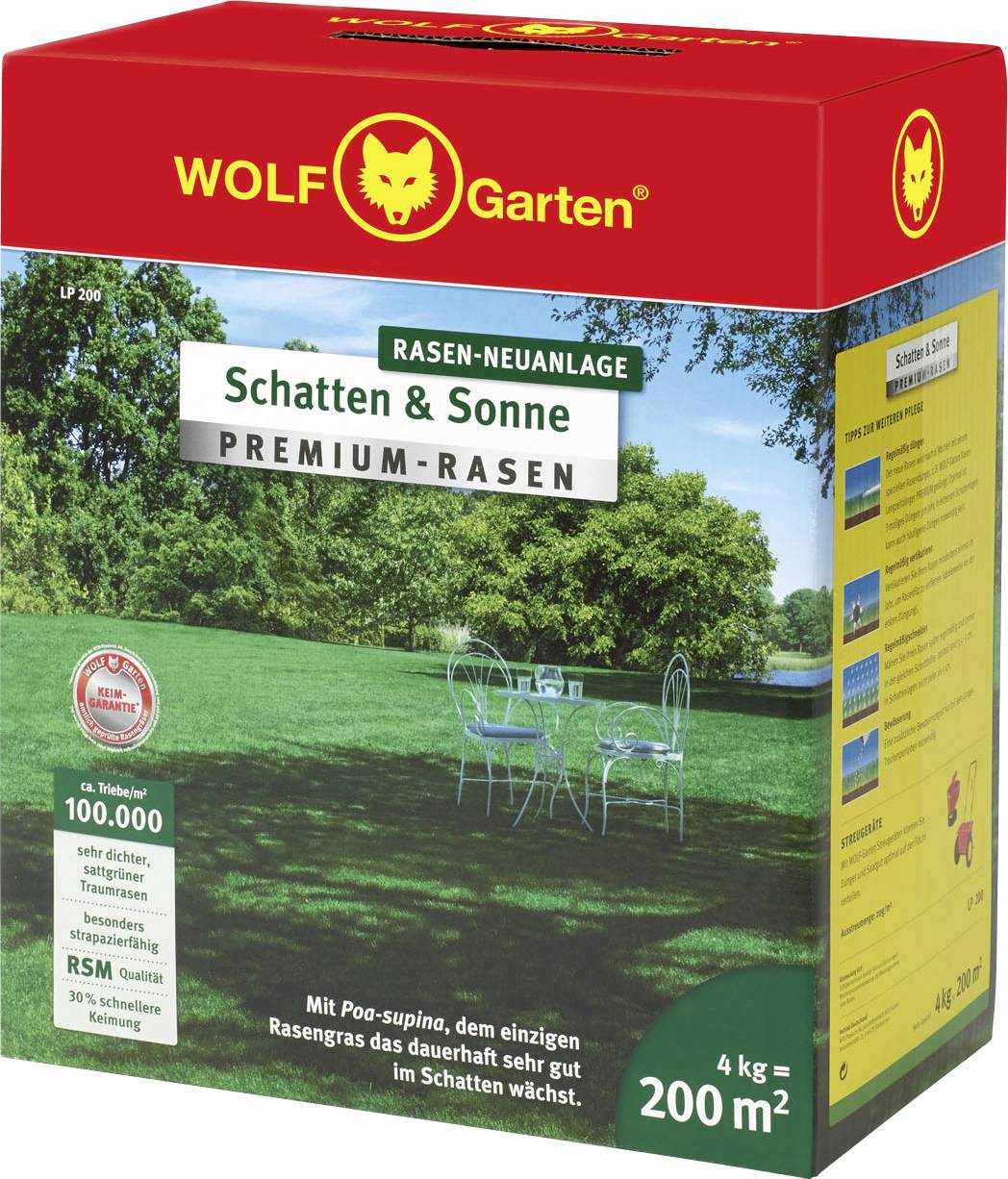 WOLF-Garten 3820050 Lawn seed shadow & Sun LP 200 1 pc(s)