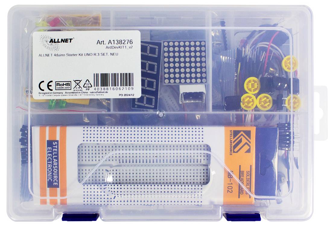 Allnet ArdDevKIT1_v2 Starter kit Starter Kit UNO R.3 SET ATMega328-2