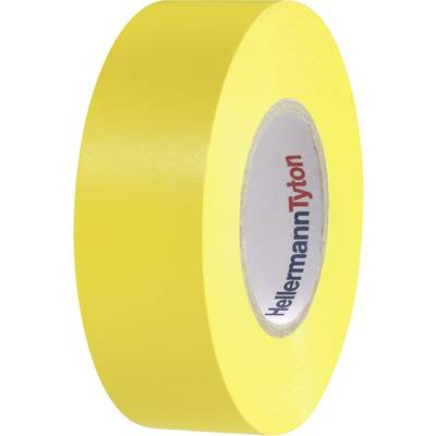 HellermannTyton HelaTape Flex 15 710-00153 Electrical tape HelaTape Flex 15 Yellow (L x W) 20 m x 19 mm 1 pc(s)