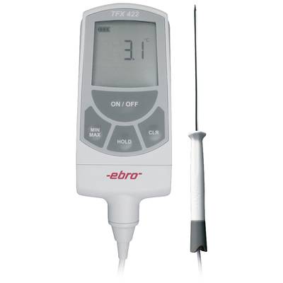 ebro TFX 422C-60 Probe thermometer (HACCP)  Temperature reading range -50 up to 200 °C  Complies with HACCP standards