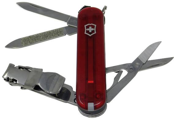 Victorinox Nail Clip 580 0.6463.T Swiss army knife No. of functions 8 Ruby red