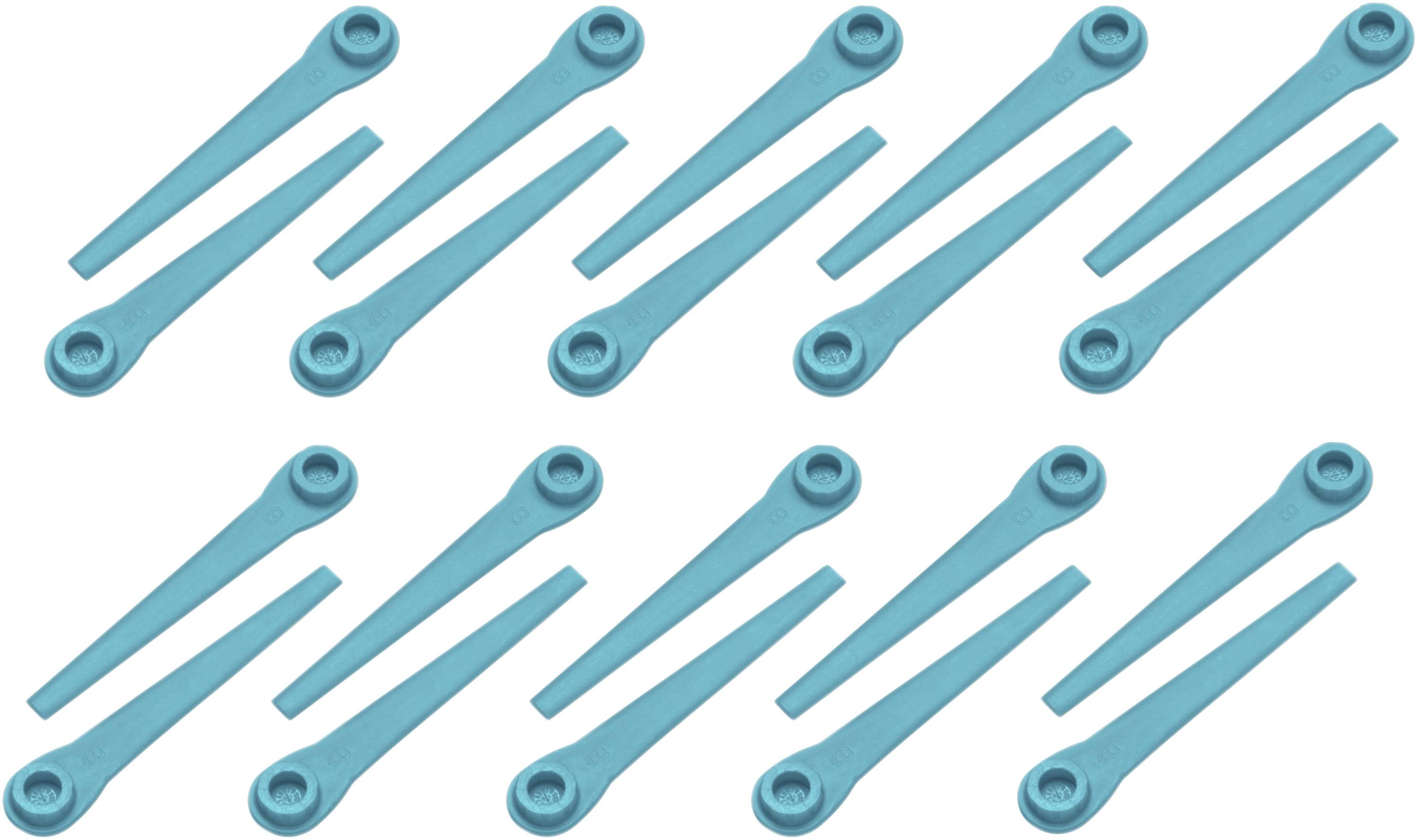 GARDENA 5368-20 Replacement blade 20-piece set Suitable for (lgrass trimmer): Gardena EasyCut Li-18/23R, Gardena ComfortCut Li-18/23R, Gardena AccuCat 400 Li,