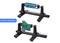 An adjustable holder shows two printed circuit board sizes it supports. Arrows illustrate adjustment possibilities.