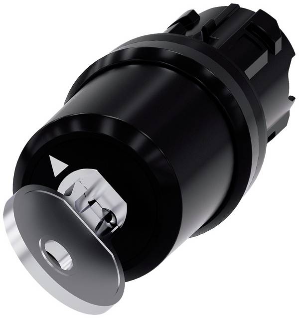 Siemens 3SU10005BF110AA0 3SU1000-5BF11-0AA0 Key switch Front ring (PVC) Key Black 1 x 50 ° Key 1 pc(s)