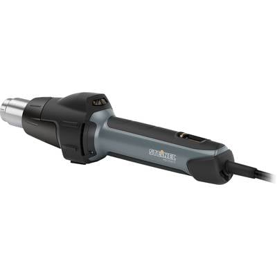 Steinel heat gun with nozzle, ergonomic grip and temperature control. Ideal for shrinking, welding or removing paint.