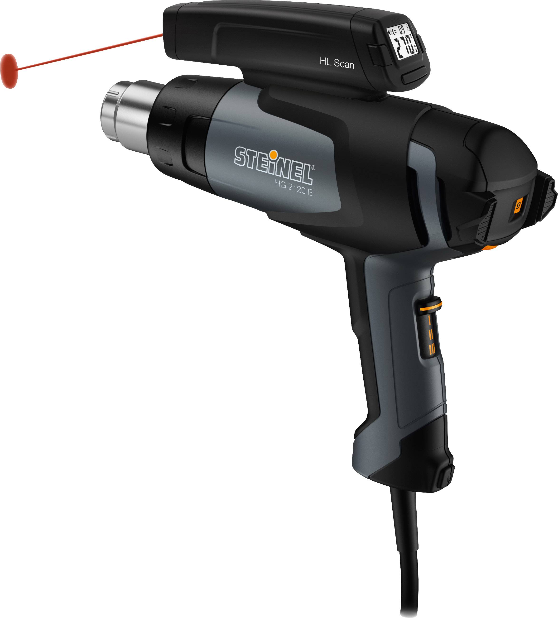 Steinel 011772 HG 2120 E Carwrapper-Set Hot air blower incl. case 2200 W