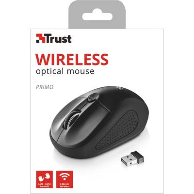 Trust Primo Wireless Mouse Mouse Radio Optical Black 3 Buttons 1600 dpi-4