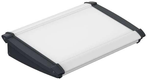 Bopla ALU-TOPLINE ATPH 1850-250 Desk casing (L x W x H) 250 x 181 x 53 mm Aluminium, Acrylonitrile butadiene styrene Graphite grey (RAL 7024), Ecru 1 pc(s)
