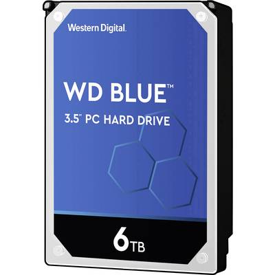 Western Digital Blue™ 6 TB  3.5" (8.9 cm) internal HDD SATA III WD60EZRZ Bulk