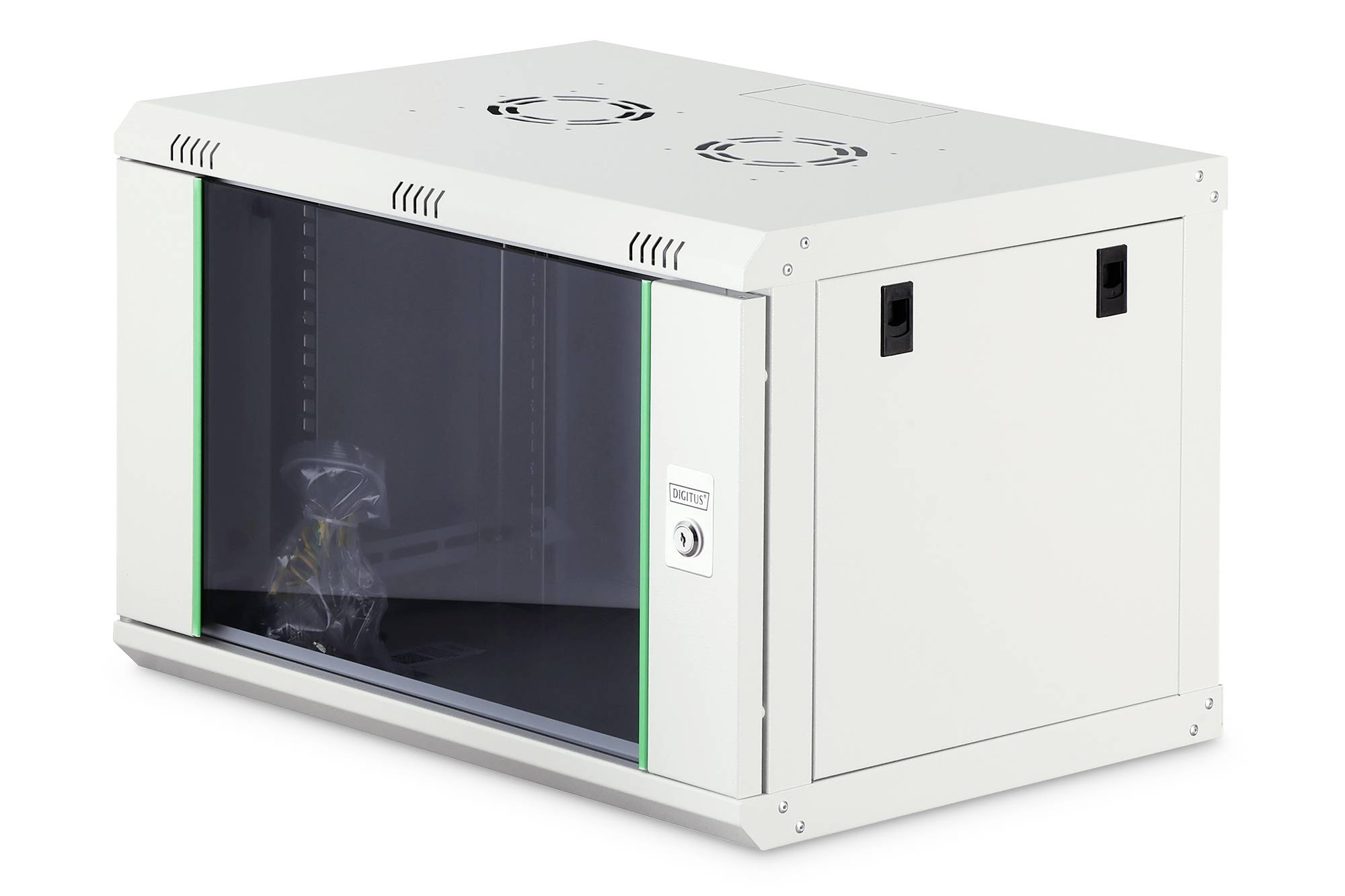 Digitus DN-19 07-U-EC 19 wall cabinet (W x H x D) 600 x 416 x 450 mm 7 U Grey-white (RAL 7035)