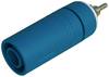 Hirschmann Test & Measurement SAB 2630 S1,9 Au Safety jack socket Socket, vertical vertical Pin diameter: 4 mm Blue 1 pc(s)