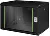 Digitus DN-19 07-U-SW 19" wall cabinet (W x H x D) 600 x 420 x 450 mm 7 U Black (RAL 9005)