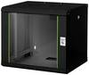 Digitus DN-19 09-U-SW 19" wall cabinet (W x H x D) 600 x 509 x 450 mm 9 U Black (RAL 9005)