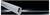 A silver metal profile with multiple holes, lying horizontally on a black background. Illuminated edges emphasise the shape.