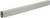 A grey, hexagonal plastic tube with an open structure at one end, commonly used in construction kits.