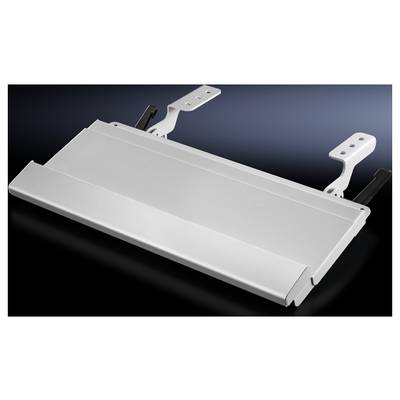 White, rectangular metal cover with mounted brackets, positioned against a dark background.