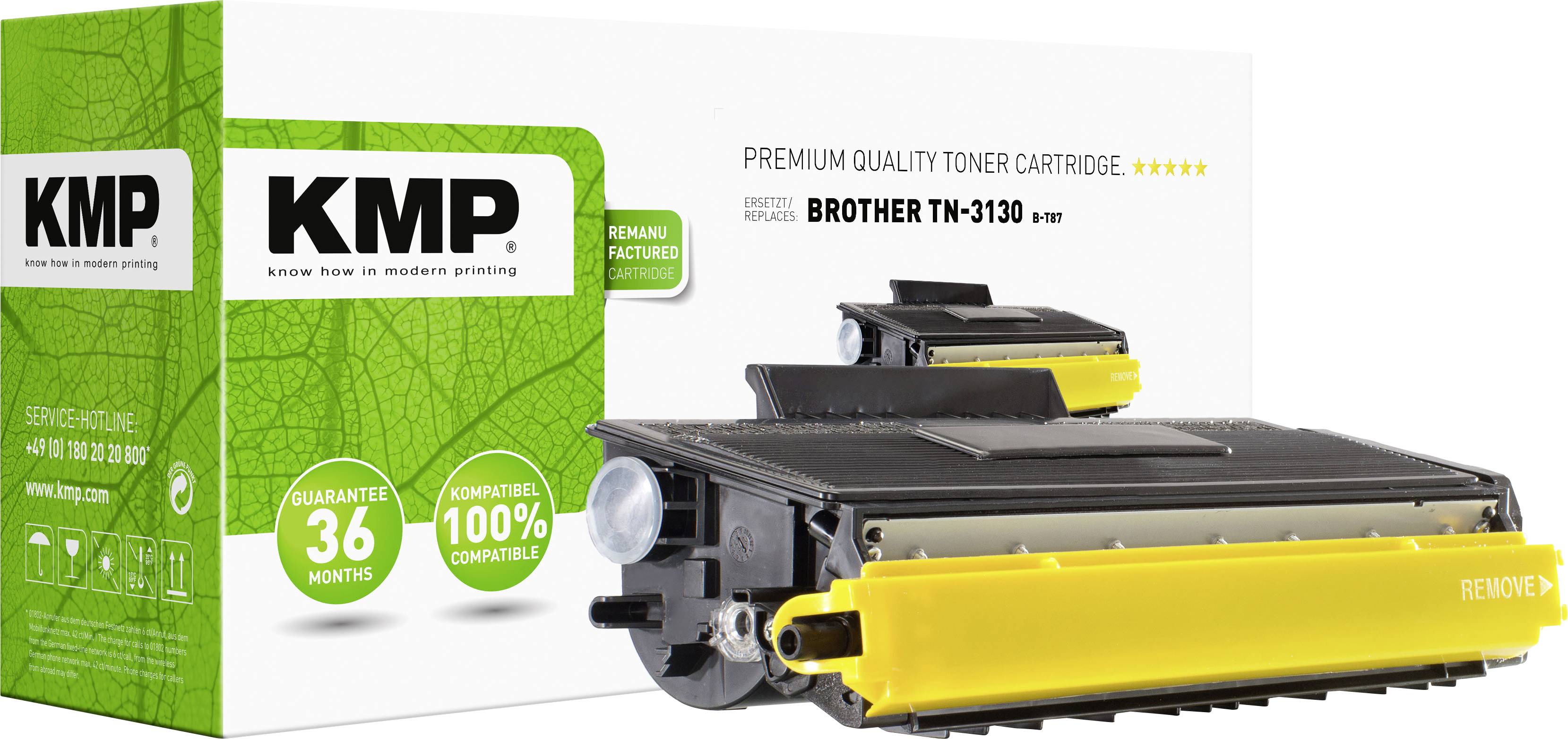 Vaag Knooppunt Waarnemen KMP Toner cartridge replaced Brother TN-3130, TN3130 Compatible Black 3500  Sides B-T87 | Conrad.com