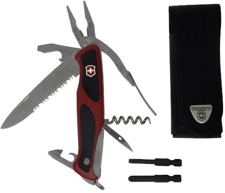 Victorinox RangerGrip 174 0.9728.WC Swiss army knife No. of functions 17 Red, Black