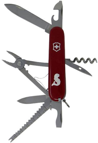Victorinox Angler 1.3653.72 Swiss army knife No. of functions 18 Red