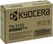 A brown cardboard box with the label 'KYOCERA TK-1115 Toner Kit Black'. Manufacturer information and symbols for caution and moisture.