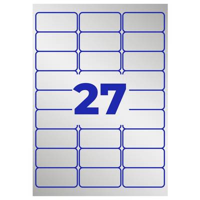 Calendar page with the number 27 in blue in the centre, surrounded by empty date fields.