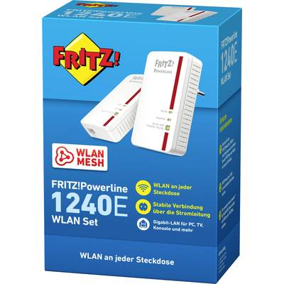 FRITZ!Powerline 1240 AX WLAN Set - Extender Rete Via Elettrica Fino A 1.200 Mbit/s | Wi-Fi 6 | Mesh | Compatibile Con FRITZ!Box - Foto 7