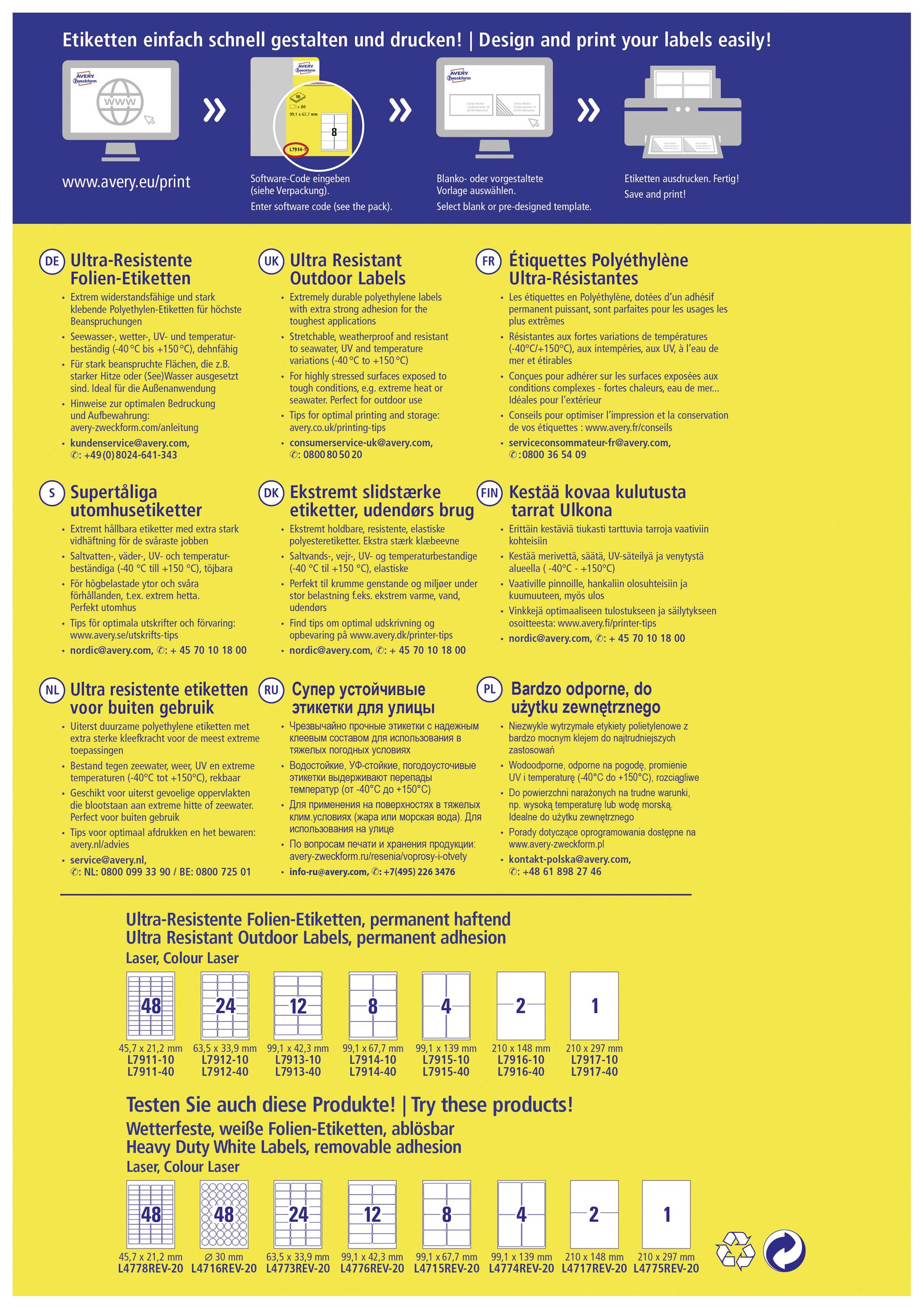 'Information about ultra-resistant labels that are durable and weatherproof. Suitable for harsh outdoor conditions.'
