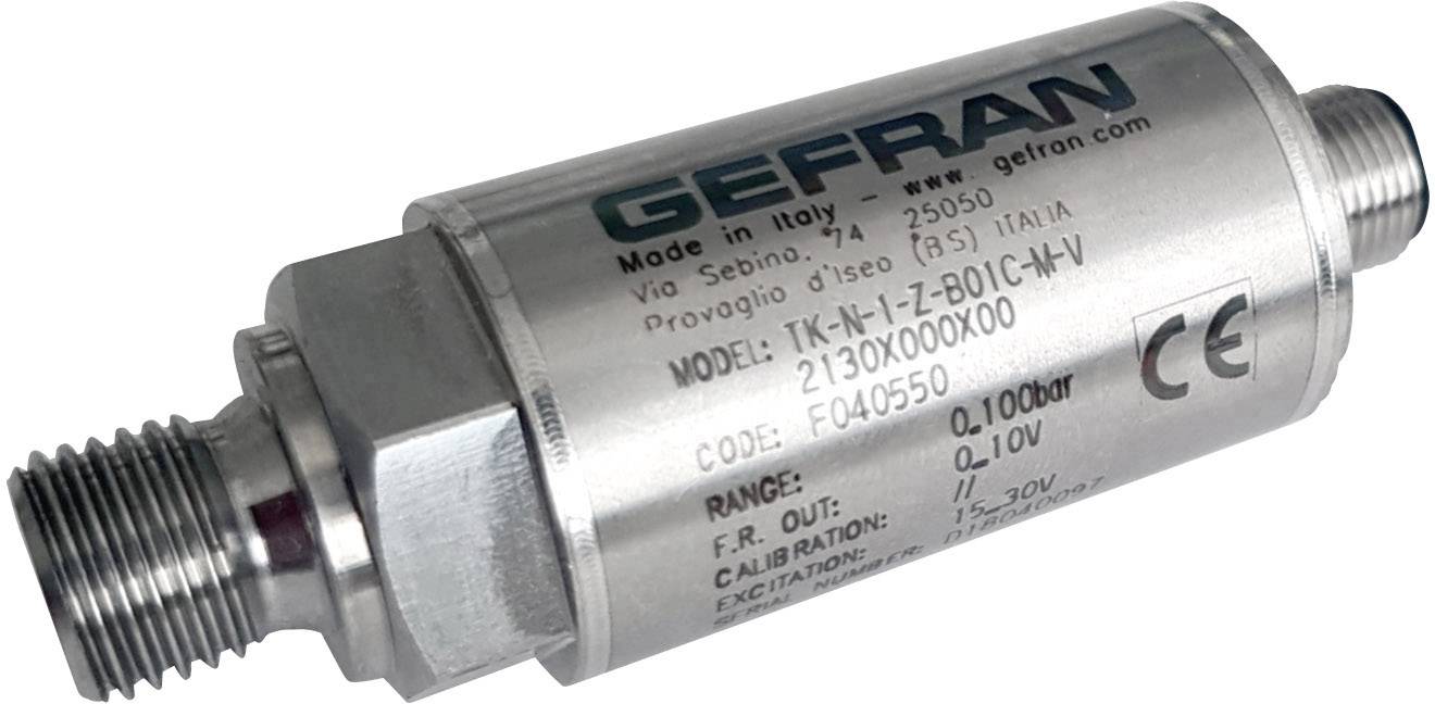 Gefran Tk N 1 Z B25d M V Pressure Sensor 250 Bar M12 4 Pin O X L 26 5 Mm X 84 Mm Conrad Com
