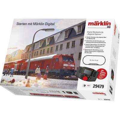 'Märklin HO: Digital Starter Set 'Regional Express'. Includes locomotive and train carriages. Ideal for entering the digital world.'