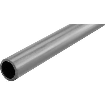A long, grey metal pipe, slightly diagonal, running from the bottom left corner to the top right corner, on a white background.