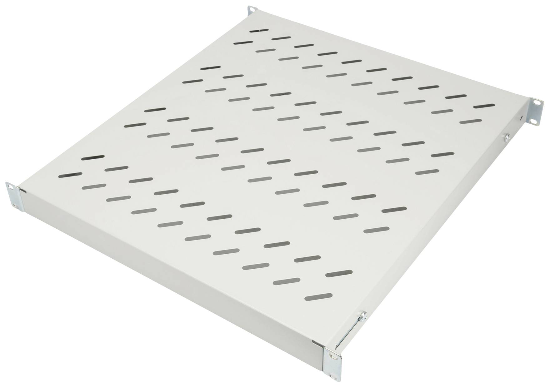 Digitus DN-97646 19 inch Server rack cabinet shelf 1 U Rail set Suitable for (cabinet depths): 800 mm Grey-white (RAL 70