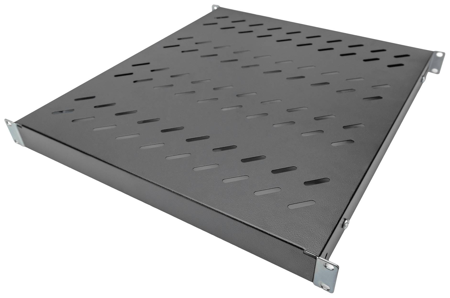 Digitus DN-97647 19 inch Server rack cabinet shelf 1 U Rail set Suitable for (cabinet depths): 800 mm Black (RAL 9005)